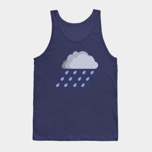 Rain Cloud Symbol Tank Top